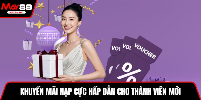 Khuyến mãi nạp cực hấp dẫn cho thành viên mới
