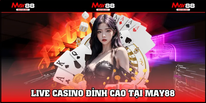 Live casino đỉnh cao tại MAY88